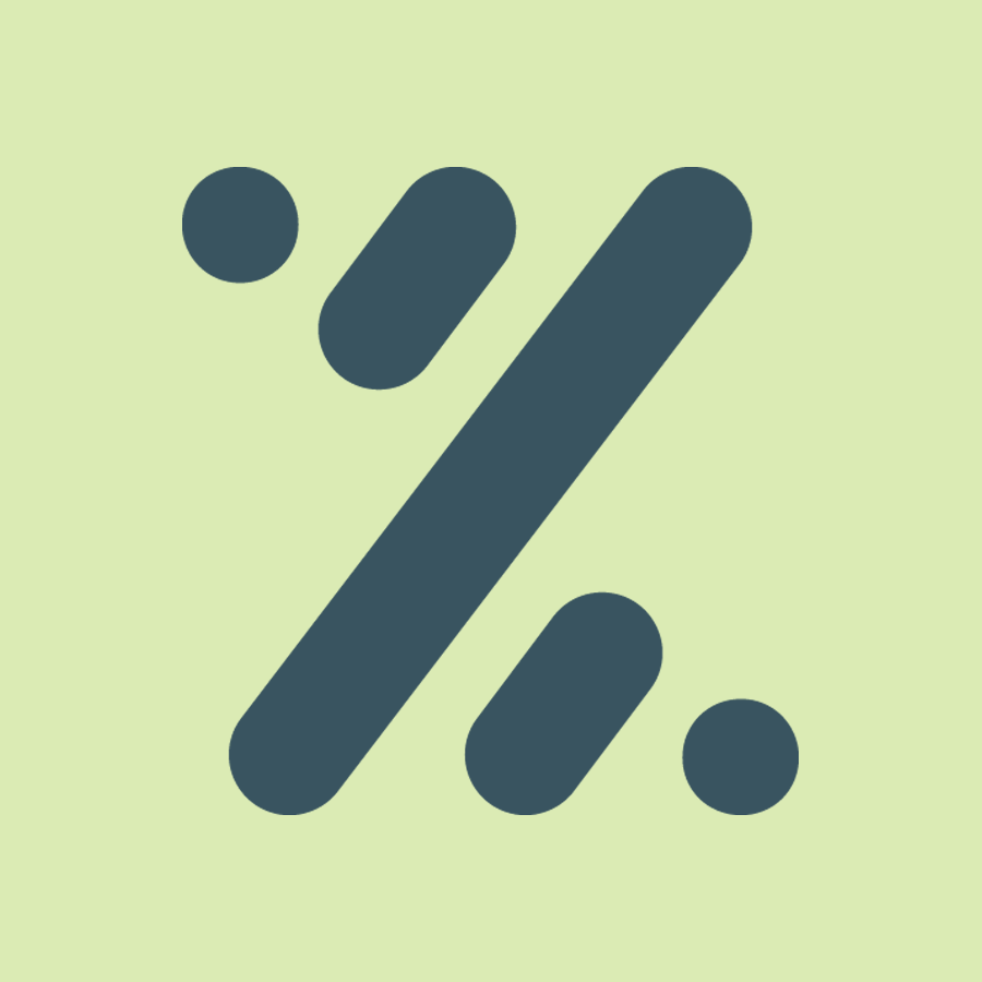 Navy blue symbol of the letter z against light green square.